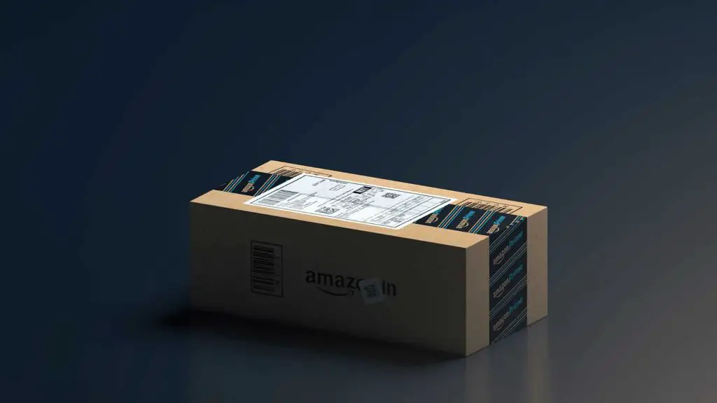 An Amazon package